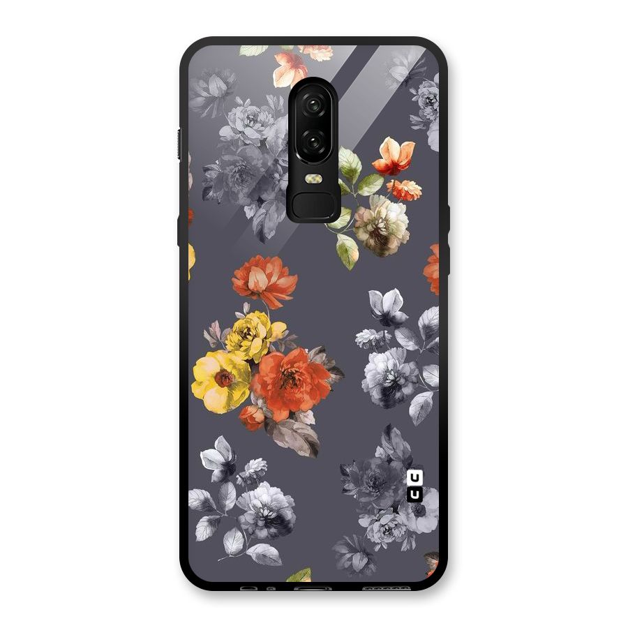 Beauty Art Bloom Glass Back Case for OnePlus 6