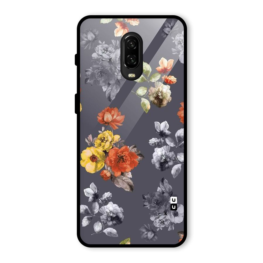 Beauty Art Bloom Glass Back Case for OnePlus 6T