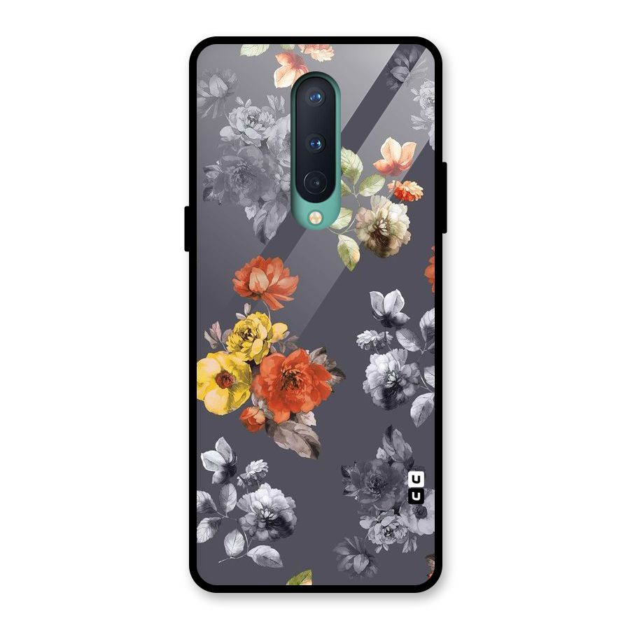 Beauty Art Bloom Glass Back Case for OnePlus 8