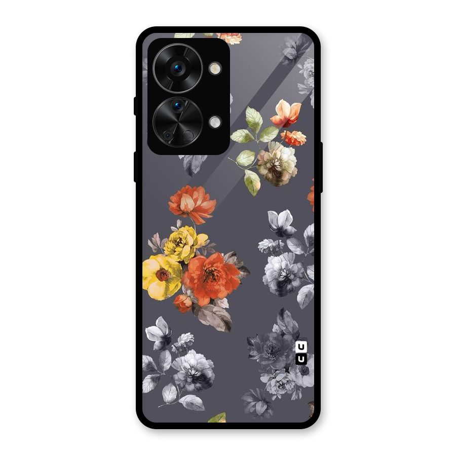 Beauty Art Bloom Glass Back Case for OnePlus Nord 2T