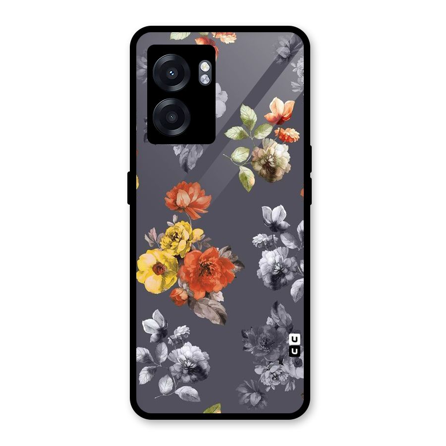 Beauty Art Bloom Glass Back Case for Oppo K10 (5G)