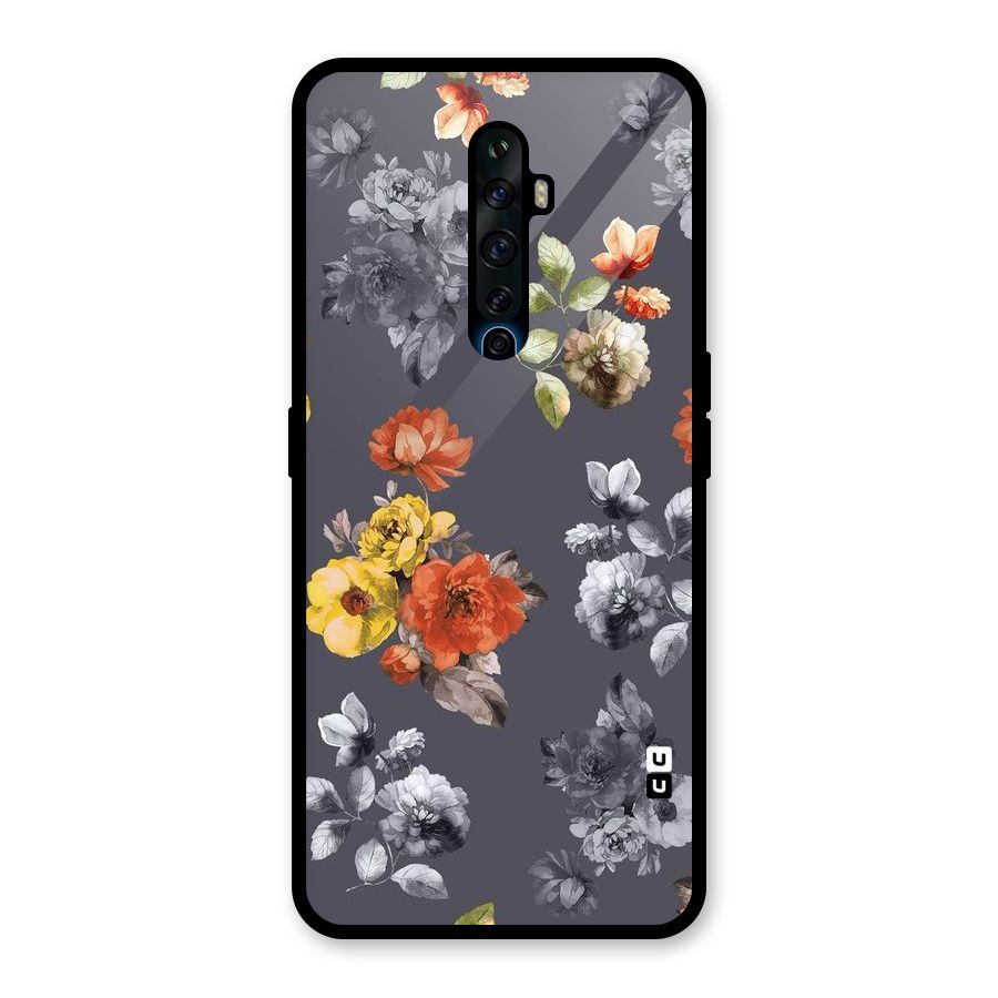 Beauty Art Bloom Glass Back Case for Oppo Reno2 Z