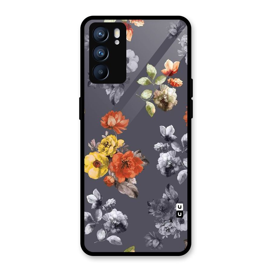 Beauty Art Bloom Glass Back Case for Oppo Reno6 5G