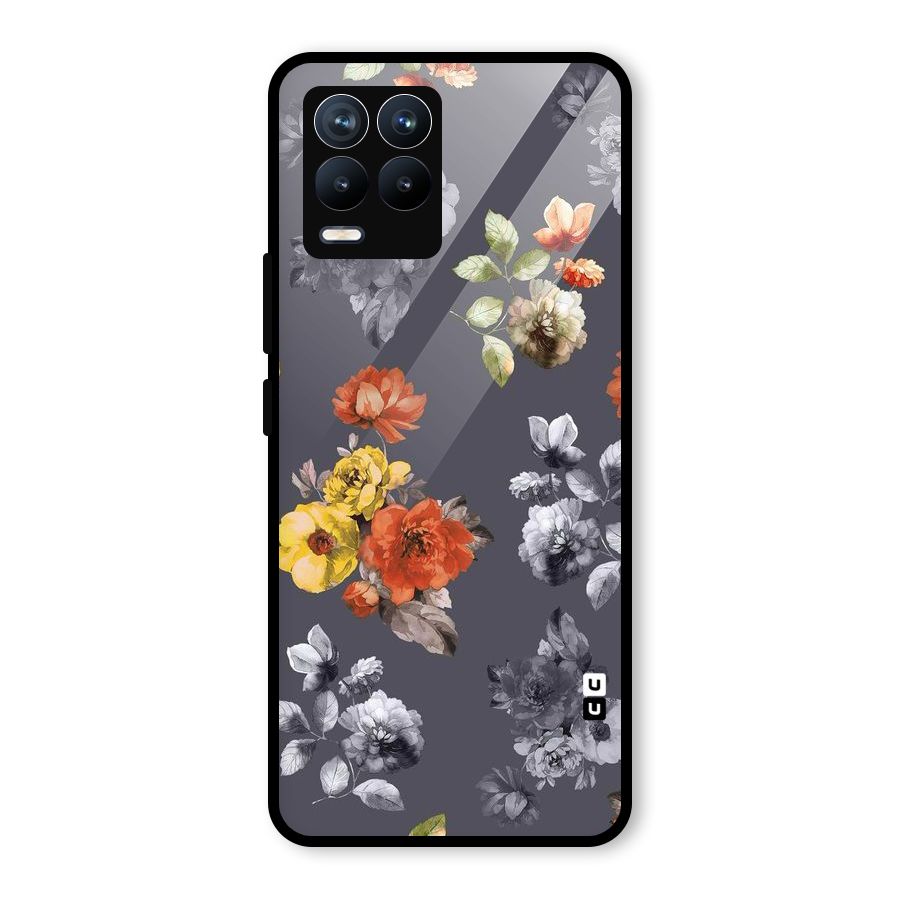 Beauty Art Bloom Glass Back Case for Realme 8 Pro