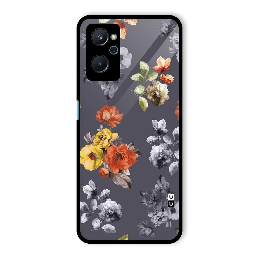 Beauty Art Bloom Glass Back Case for Realme 9i