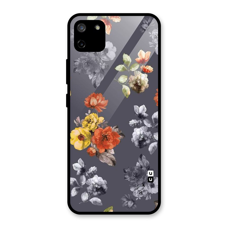 Beauty Art Bloom Glass Back Case for Realme C11