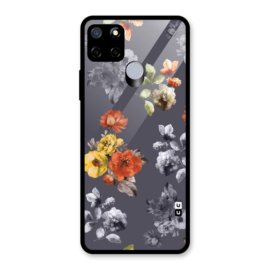 Beauty Art Bloom Glass Back Case for Realme C12