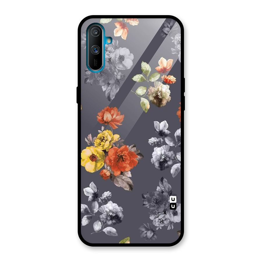 Beauty Art Bloom Glass Back Case for Realme C3