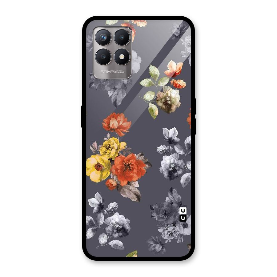 Beauty Art Bloom Glass Back Case for Realme Narzo 50