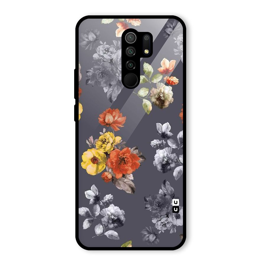 Beauty Art Bloom Glass Back Case for Redmi 9 Prime