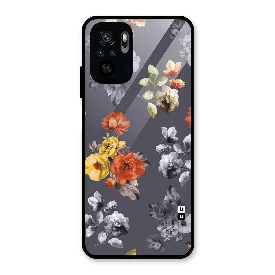 Beauty Art Bloom Glass Back Case for Redmi Note 10S
