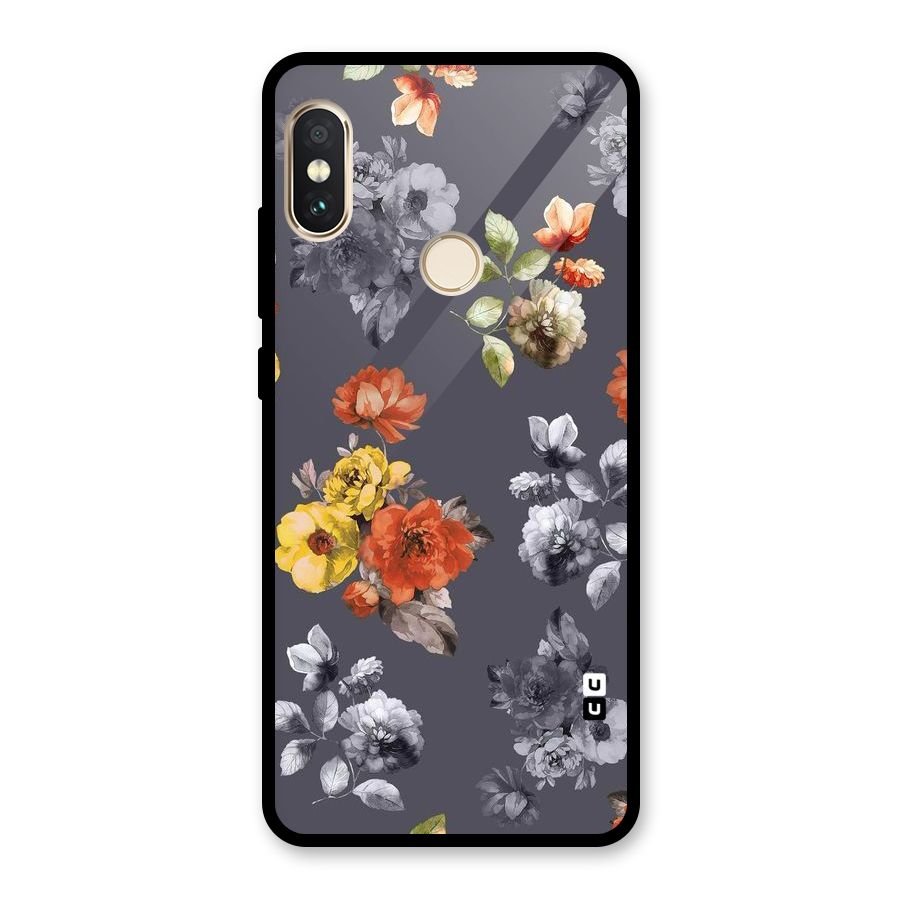 Beauty Art Bloom Glass Back Case for Redmi Note 5 Pro