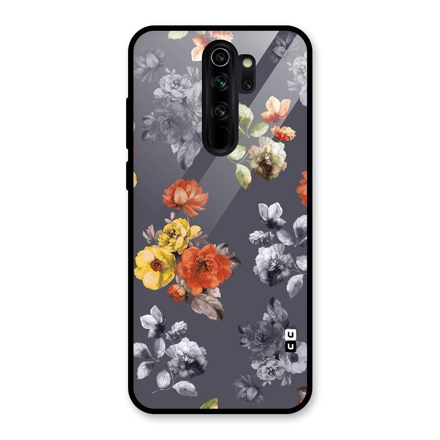 Beauty Art Bloom Glass Back Case for Redmi Note 8 Pro