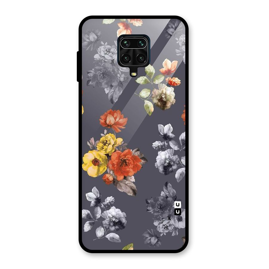 Beauty Art Bloom Glass Back Case for Redmi Note 9 Pro