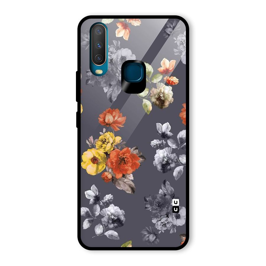 Beauty Art Bloom Glass Back Case for Vivo U10