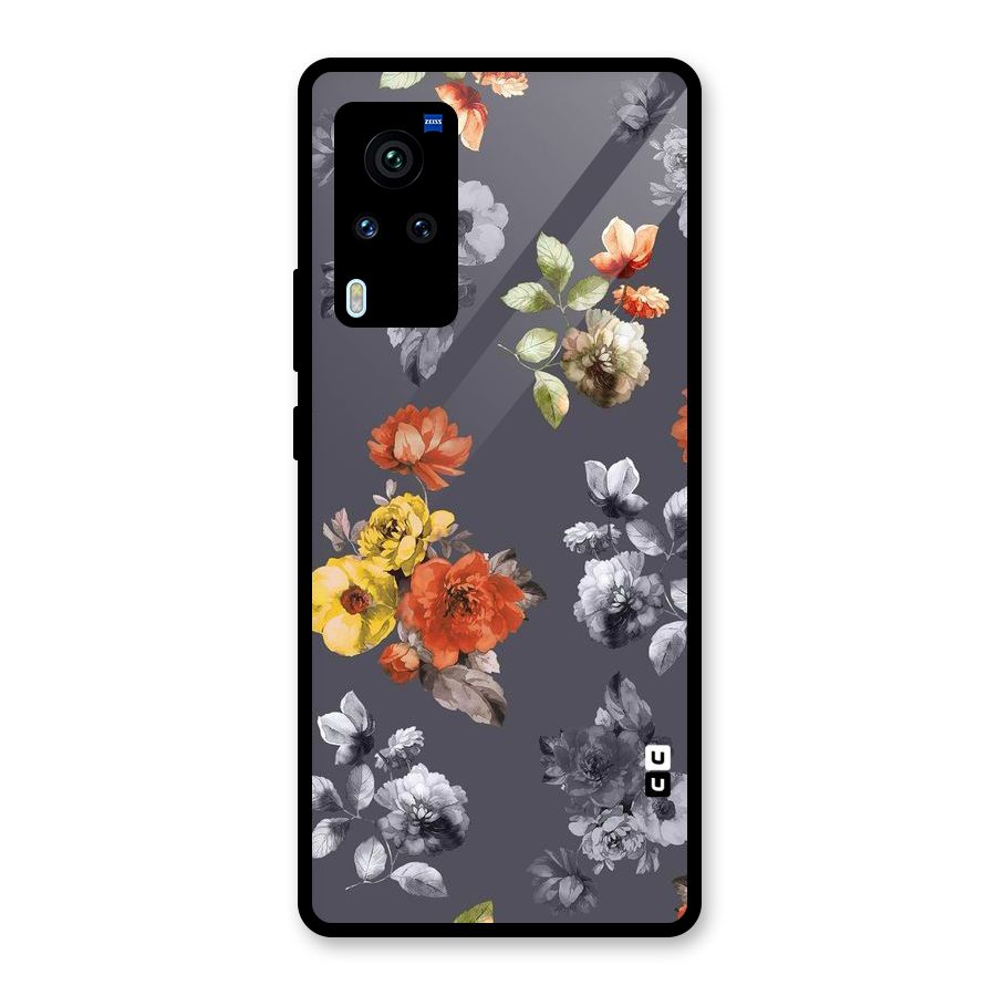 Beauty Art Bloom Glass Back Case for Vivo X60 Pro
