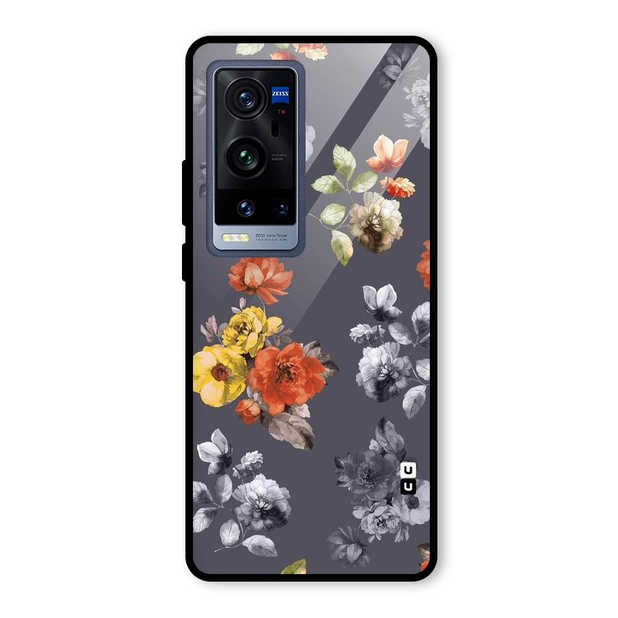 Beauty Art Bloom Glass Back Case for Vivo X60 Pro Plus
