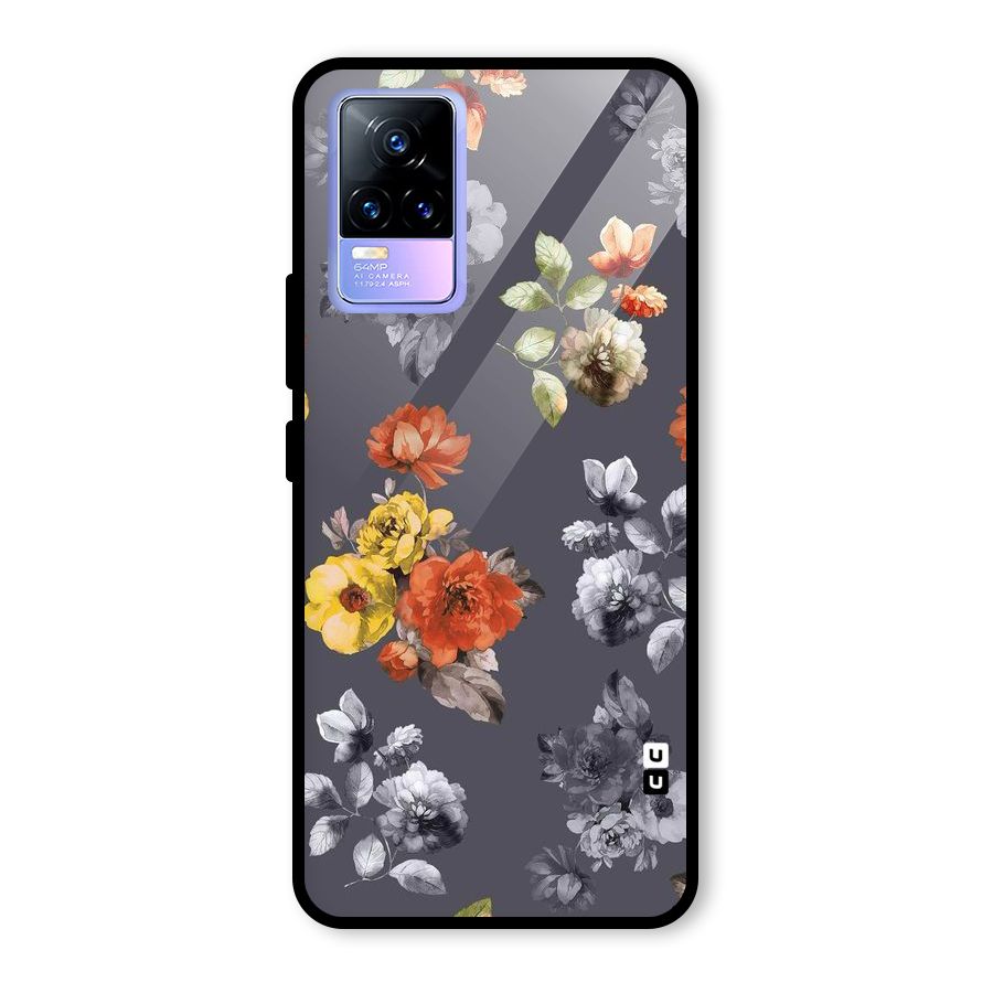 Beauty Art Bloom Glass Back Case for Vivo Y73