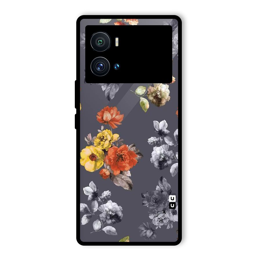 Beauty Art Bloom Glass Back Case for Vivo iQOO 9 Pro