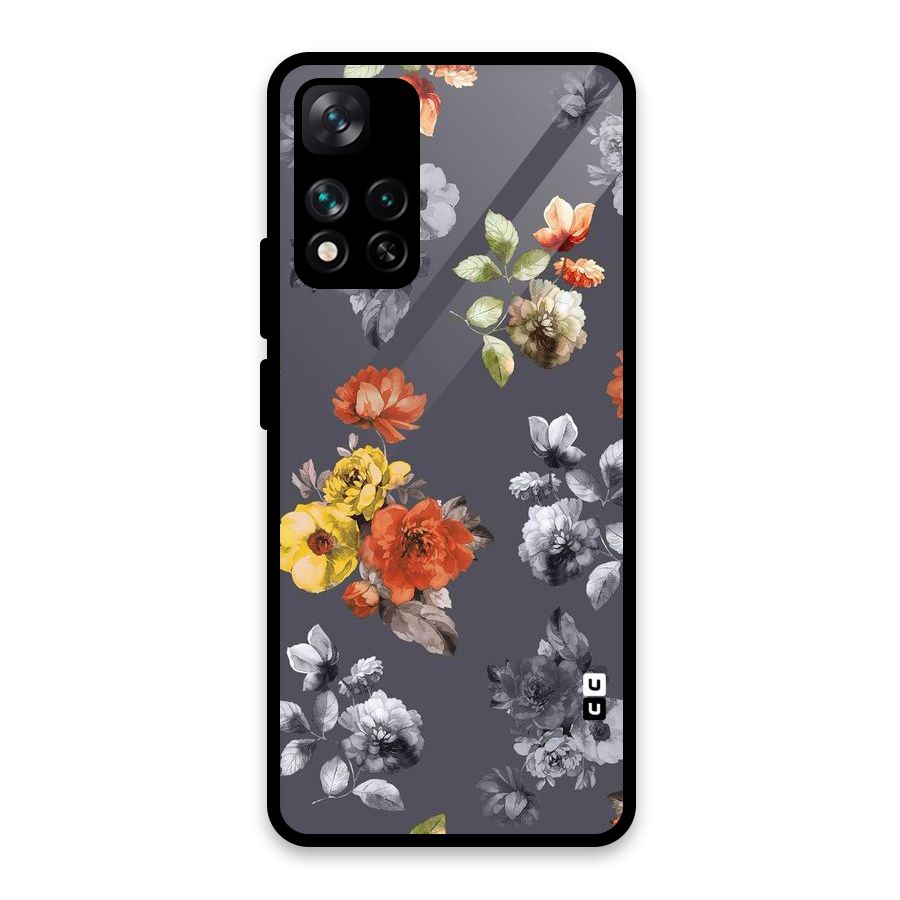 Beauty Art Bloom Glass Back Case for Xiaomi 11i HyperCharge 5G