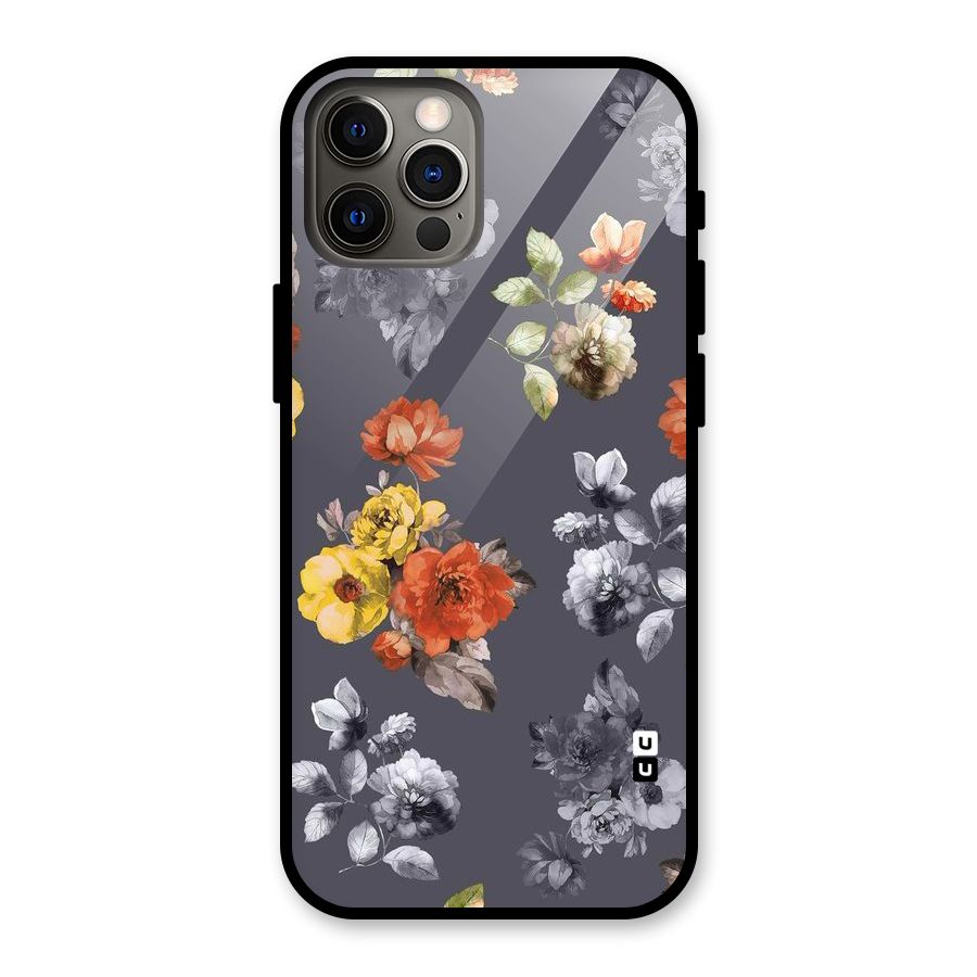 Beauty Art Bloom Glass Back Case for iPhone 12 Pro
