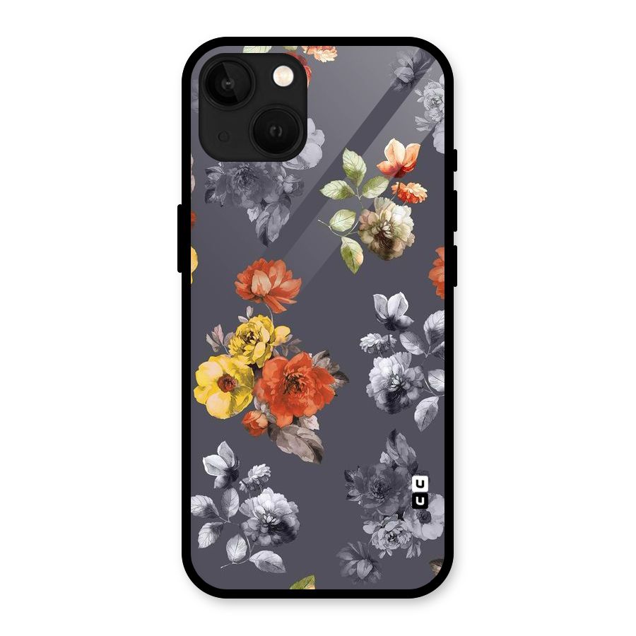 Beauty Art Bloom Glass Back Case for iPhone 13