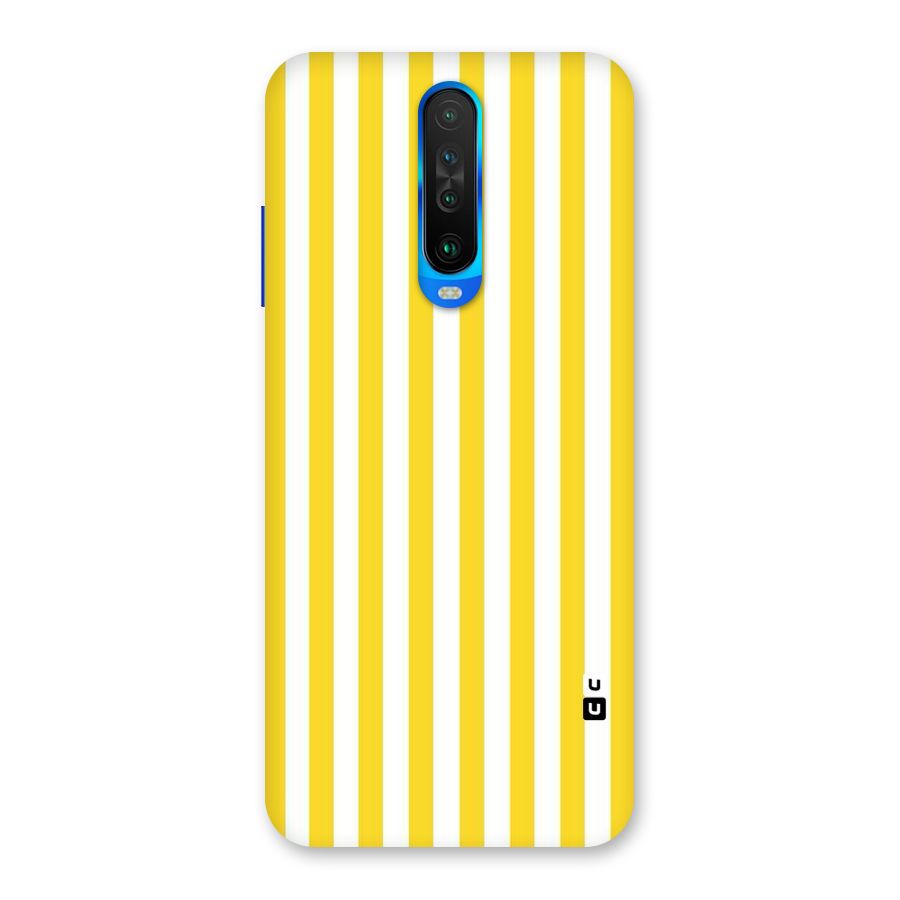 Beauty Color Stripes Back Case for Poco X2