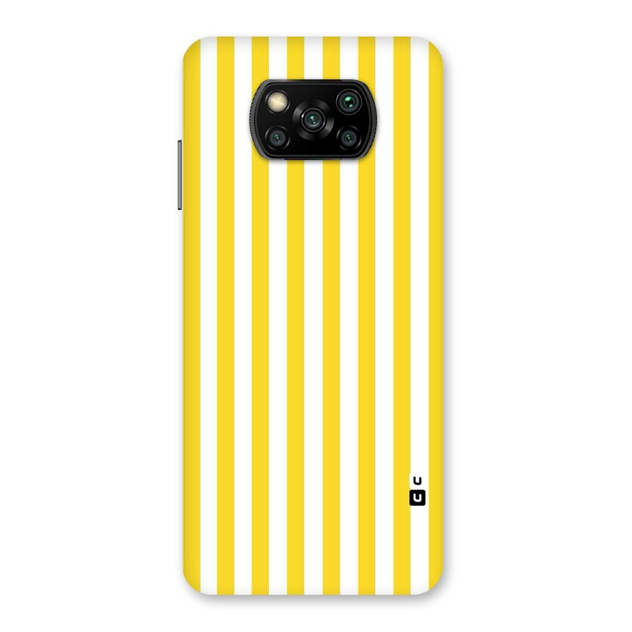 Beauty Color Stripes Back Case for Poco X3