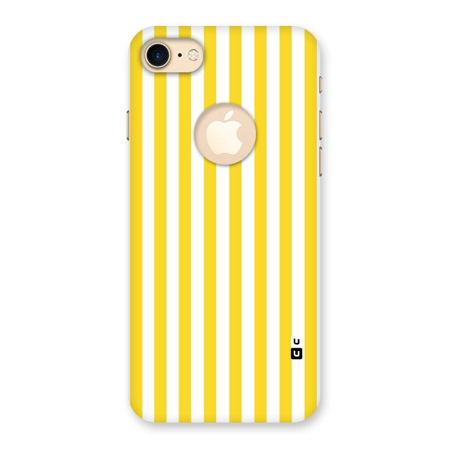 Beauty Color Stripes Back Case for iPhone 7 Logo Cut