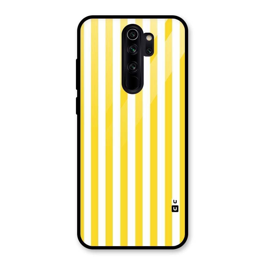 Beauty Color Stripes Glass Back Case for Redmi Note 8 Pro