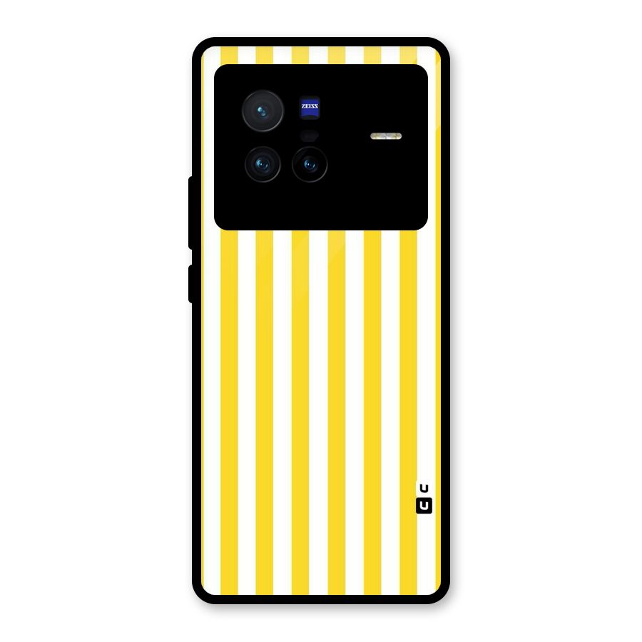 Beauty Color Stripes Glass Back Case for Vivo X80