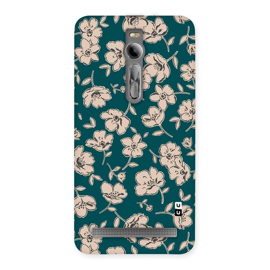 Beauty Green Bloom Back Case for Asus Zenfone 2