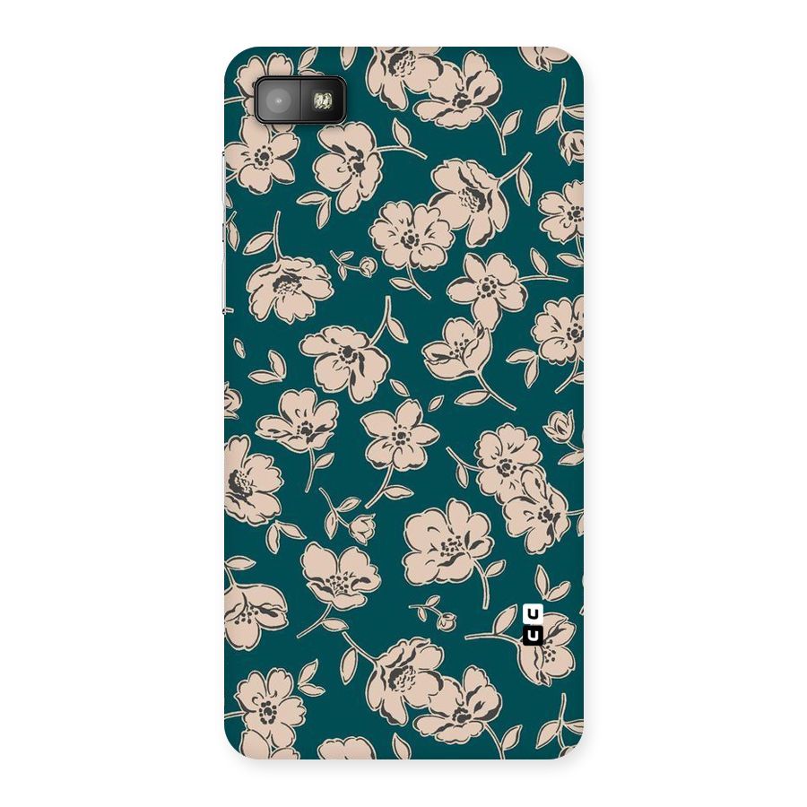 Beauty Green Bloom Back Case for Blackberry Z10