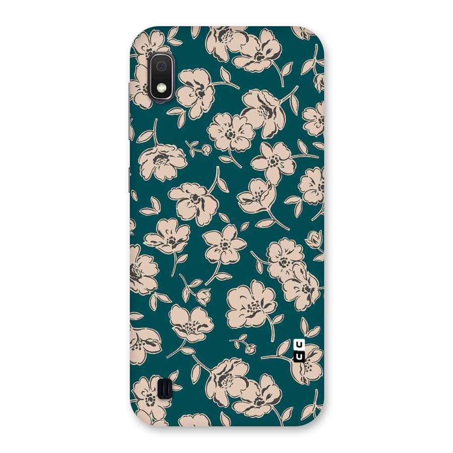 Beauty Green Bloom Back Case for Galaxy A10