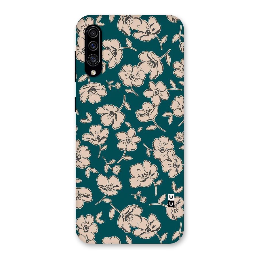 Beauty Green Bloom Back Case for Galaxy A30s