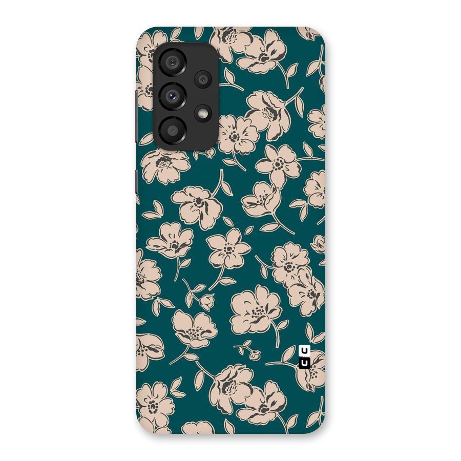 Beauty Green Bloom Back Case for Galaxy A33 5G
