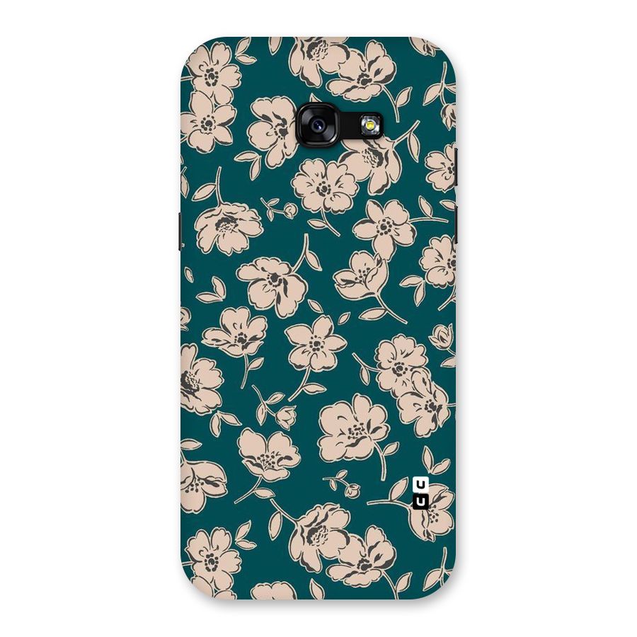 Beauty Green Bloom Back Case for Galaxy A5 2017