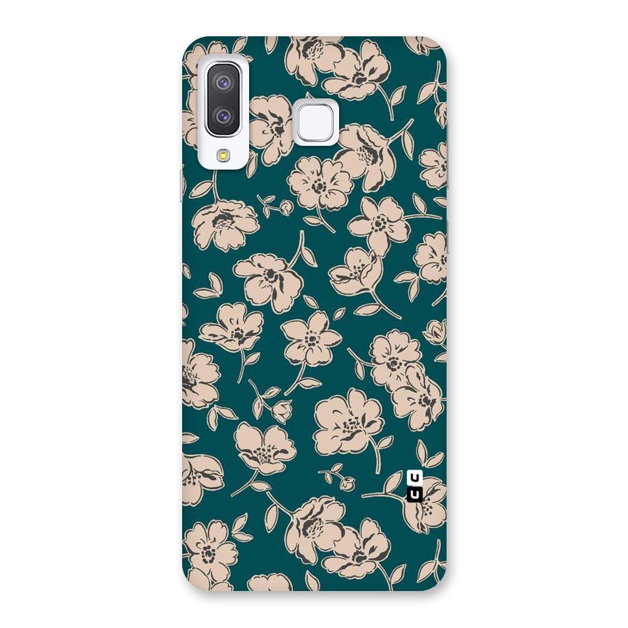 Beauty Green Bloom Back Case for Galaxy A8 Star