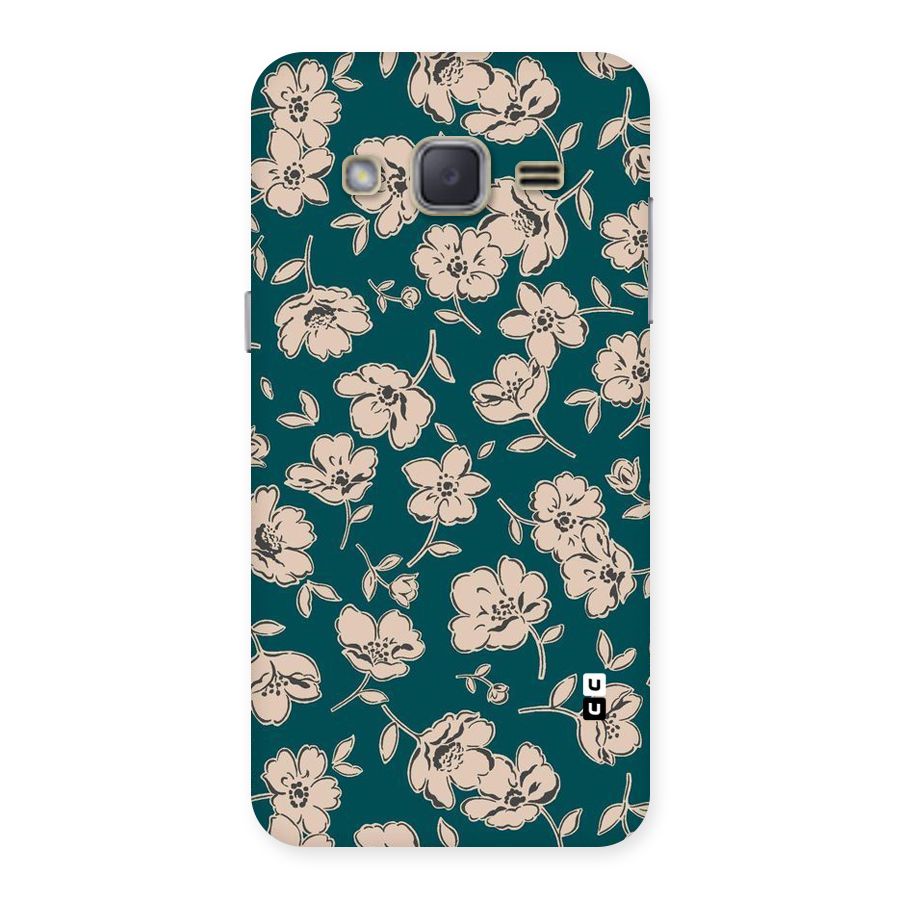 Beauty Green Bloom Back Case for Galaxy J2