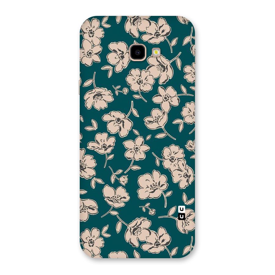 Beauty Green Bloom Back Case for Galaxy J4 Plus