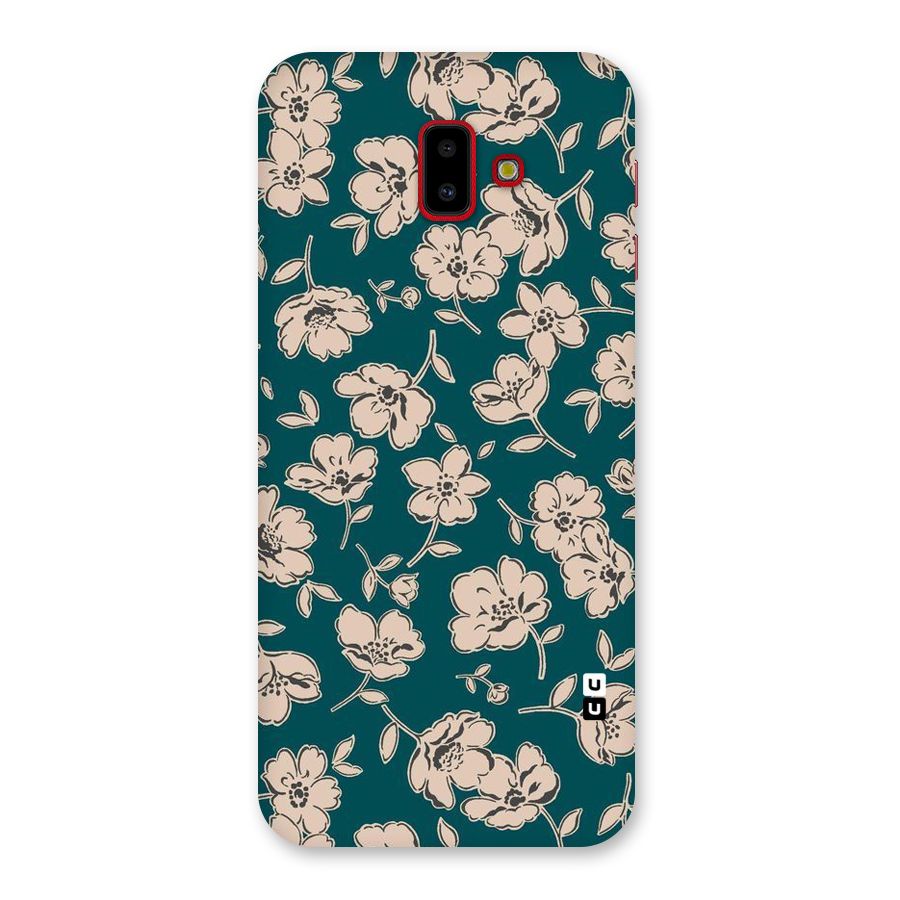 Beauty Green Bloom Back Case for Galaxy J6 Plus