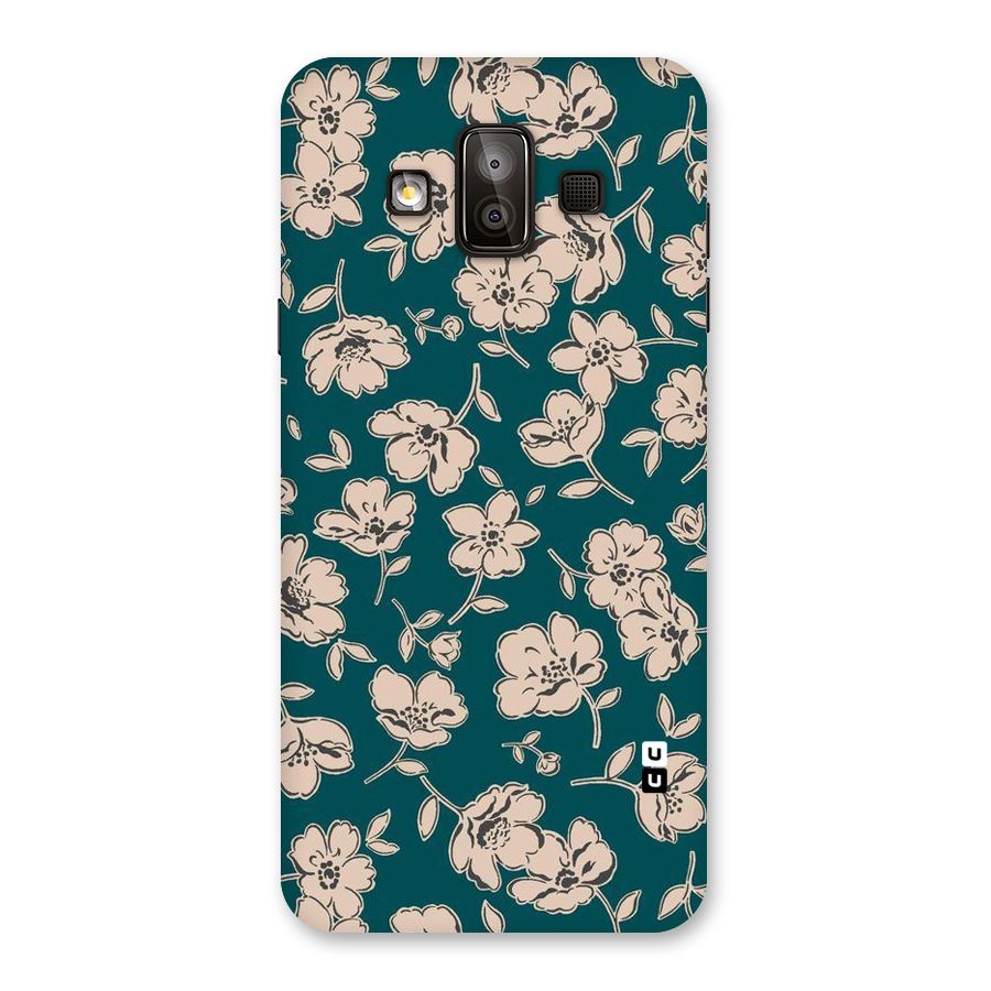 Beauty Green Bloom Back Case for Galaxy J7 Duo