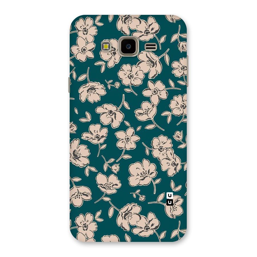 Beauty Green Bloom Back Case for Galaxy J7 Nxt