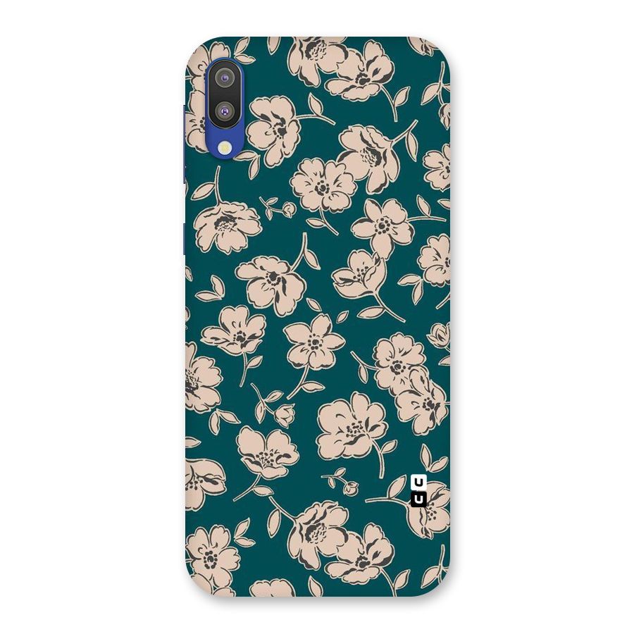 Beauty Green Bloom Back Case for Galaxy M10