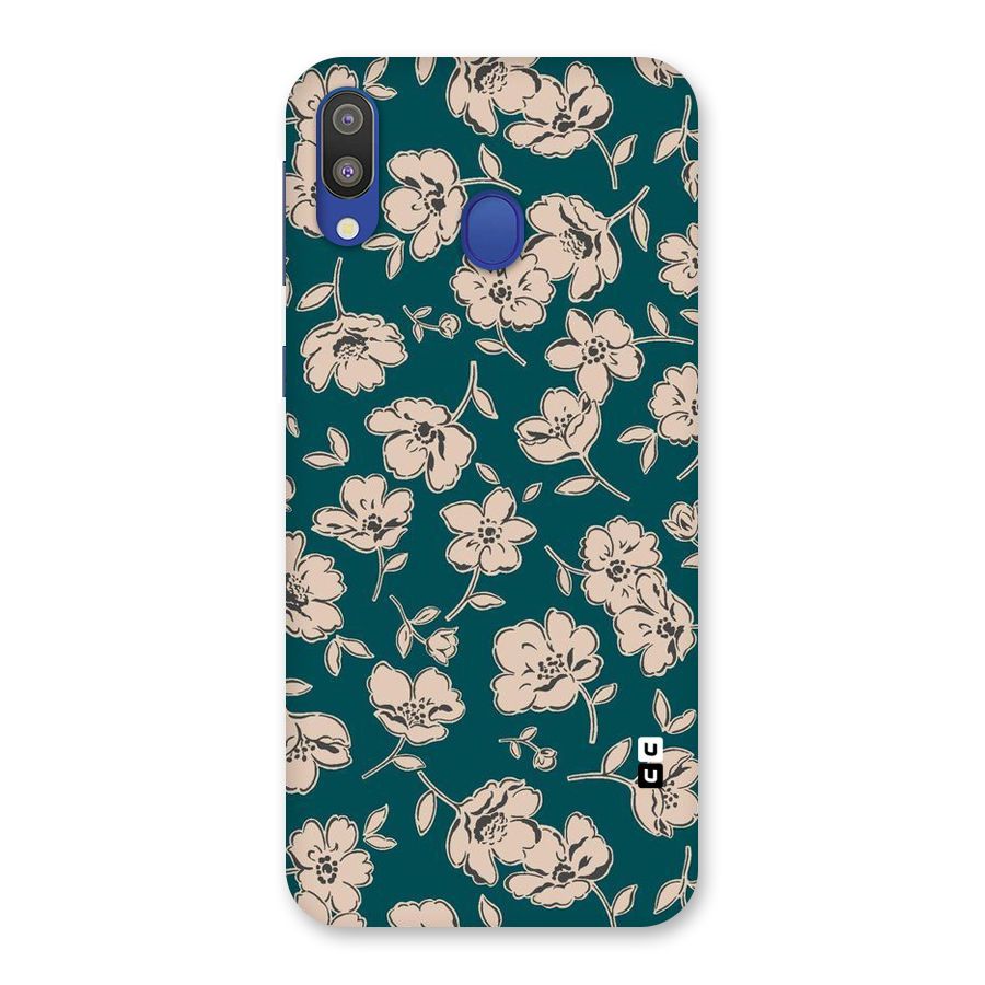 Beauty Green Bloom Back Case for Galaxy M20