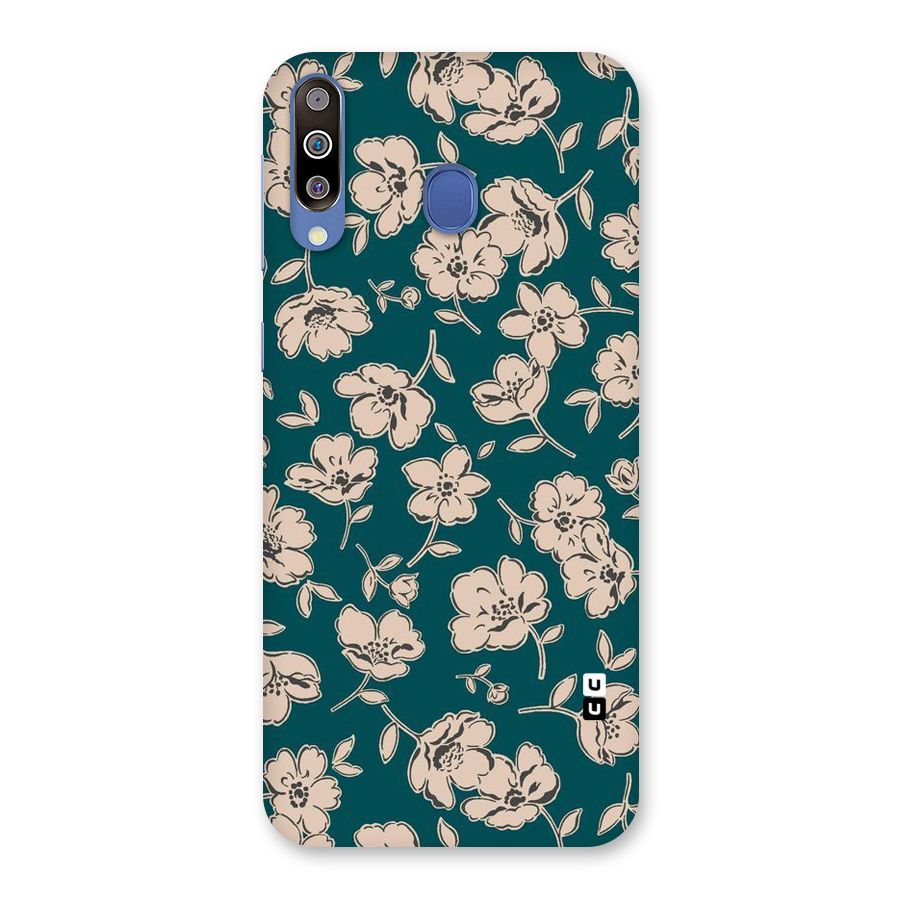 Beauty Green Bloom Back Case for Galaxy M30