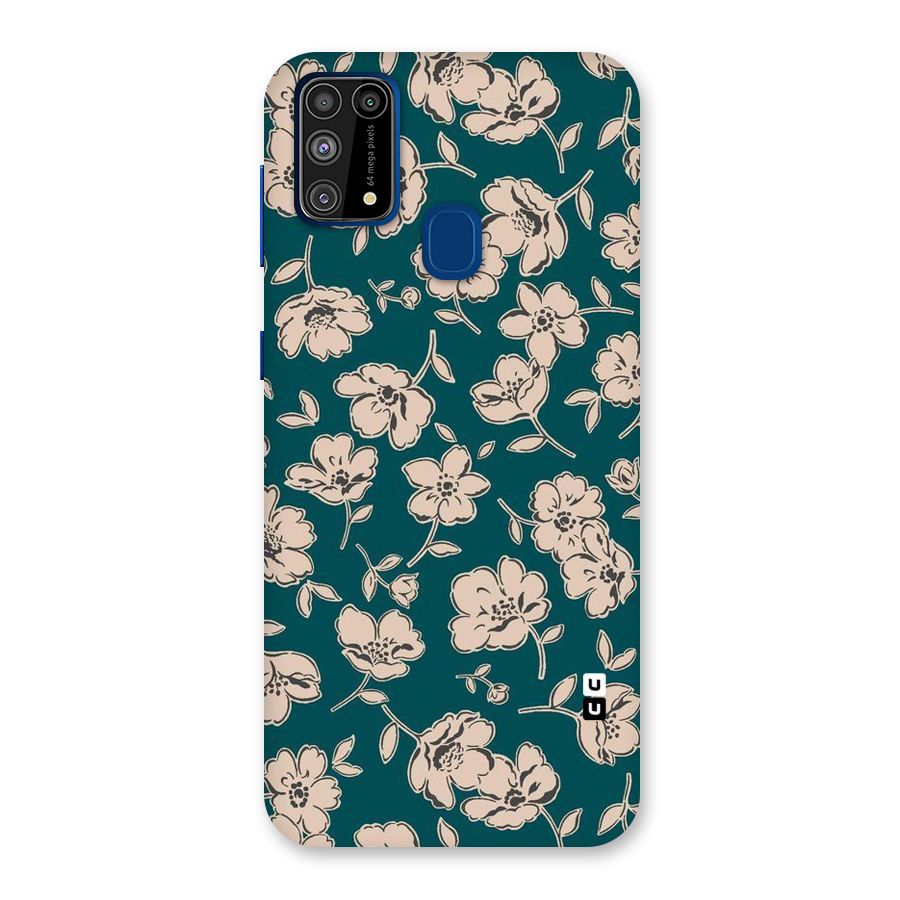 Beauty Green Bloom Back Case for Galaxy M31