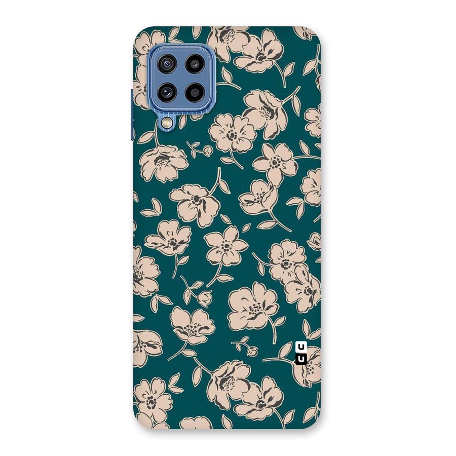 Beauty Green Bloom Back Case for Galaxy M32