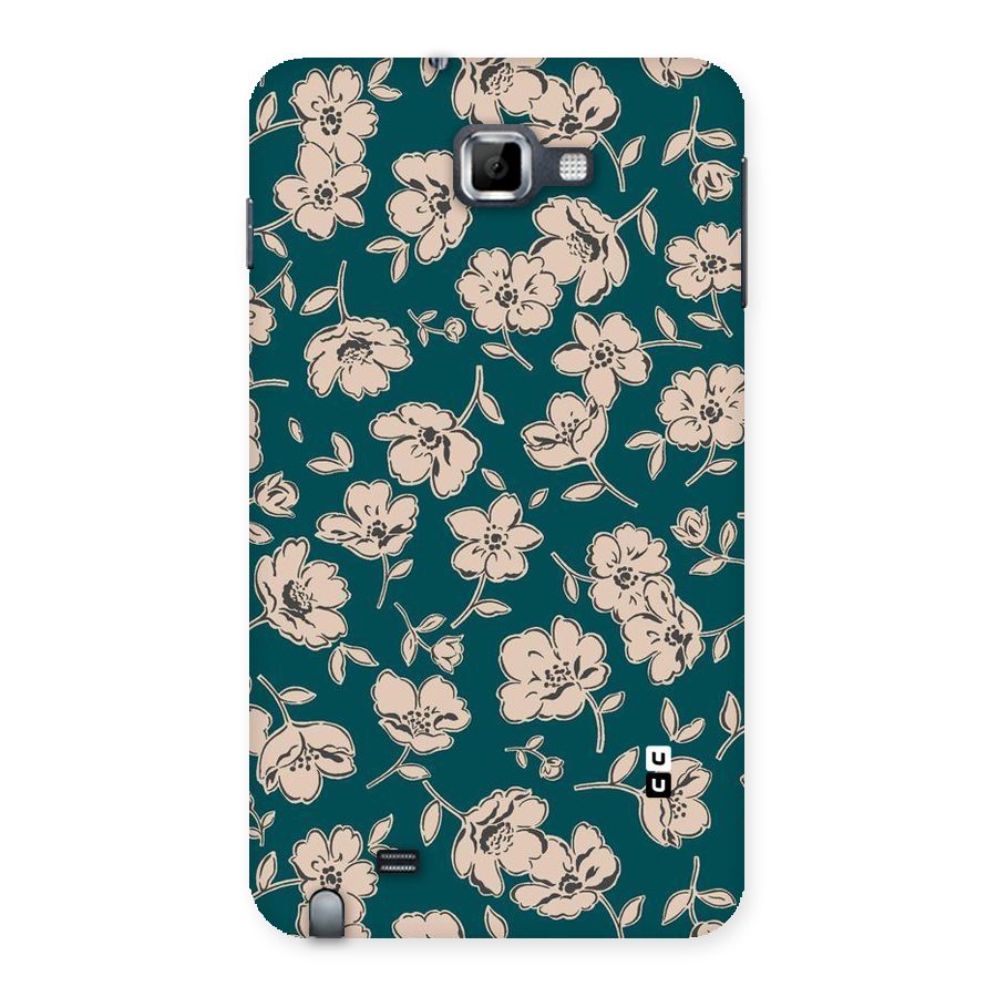 Beauty Green Bloom Back Case for Galaxy Note
