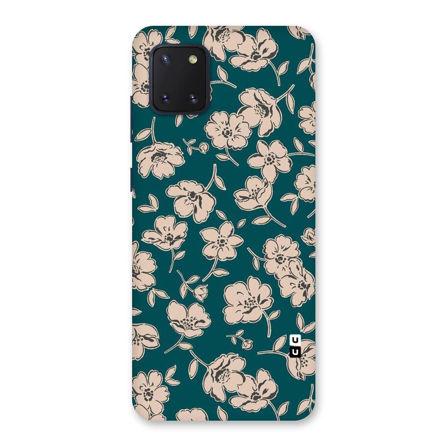 Beauty Green Bloom Back Case for Galaxy Note 10 Lite